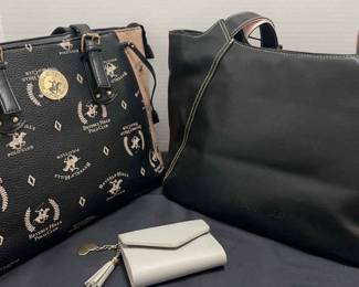 Black Shoulder Bag W Wallet