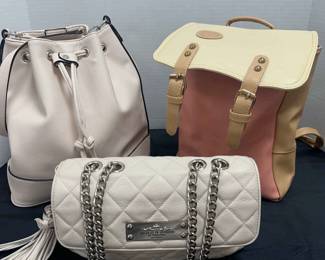 Beige handbags