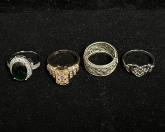925 Assorted Rings 