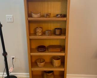 Wood Bowls and Shelf Made by Hand