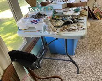 childrens locker, jewelry table