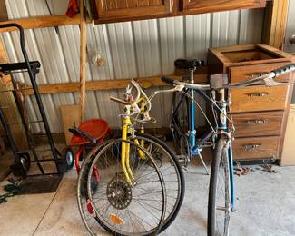 bikes, cart