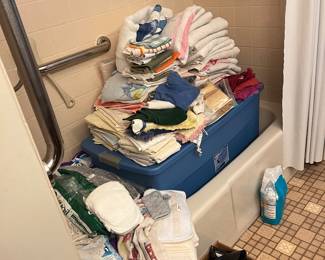 towels, bathroom stuff