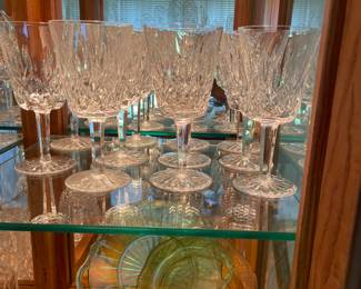 More Waterford and Uranium Glass Plate