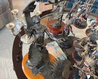 McCain and Remington bronze Statue