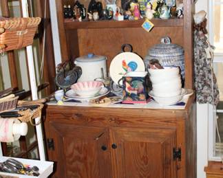 pine kitchen hutch