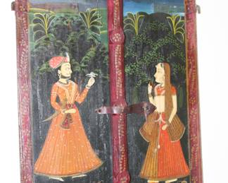 cabinet door wall art