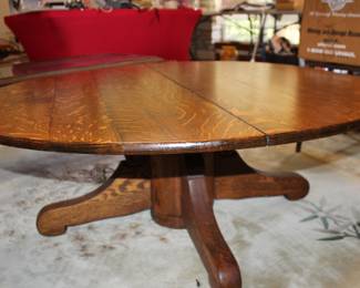 tiger oak coffee table