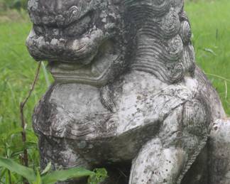 pair, each 27" tall concrete