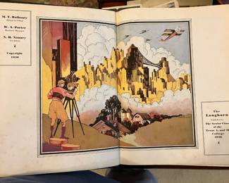 1930 "The Longhorn" Texas A & M yearbook art deco!
