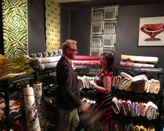 Urban Burp's Booth with Josh Agle from SHAG at Palm Springs Modernism Show