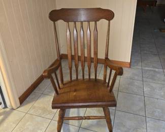 Antique Arrow back Rocking Chair