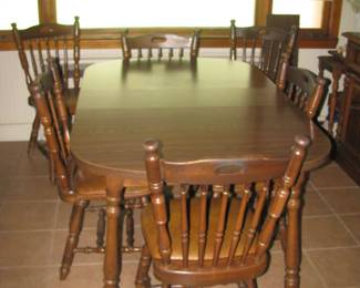 Kitchen set/ 2 leaves/6 chairs
