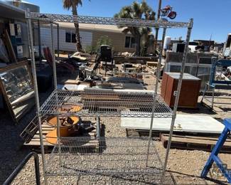 1022 Metro 3Tier Metal Rack