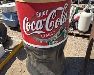 1102 Coke Bottle Ice Chest with Lid