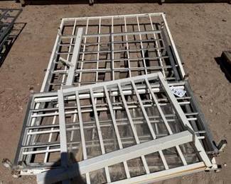 3134 White Metal Fence Parts