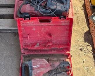 2065 2 Hilti Power Tools with Cases
