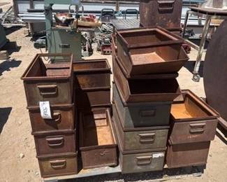 3068 Pallet of Metal Drawers