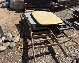 1126 2 Ladders, 2 Step Stools, and 2 Folding Tables