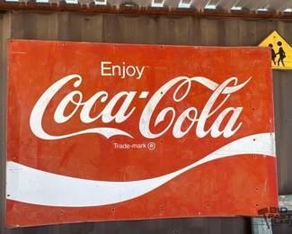 1514 Enjoy Coca Cola Sign Crossing Sign