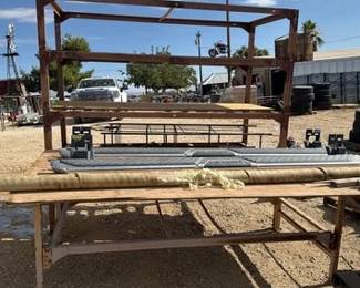 2342 Metal Racks and Table ONLY