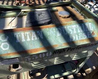 2496 Titan Industrial Diesel Generator and Air Compressor