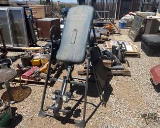 1086 Ironman Inversion Table and Foldable Chair
