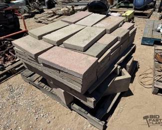 2450 Pallet Of Flat Brick Slabs