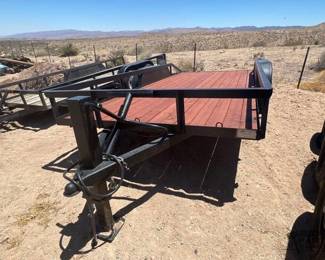 160 16 Texas Bragg Flatbed Utility Trailer