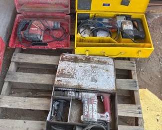 2064 3 Power Tools with Cases