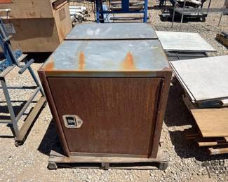 1050 2 Metal Storage Boxes
