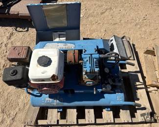 2200 Emglo Air Compressor and Metal Boxes