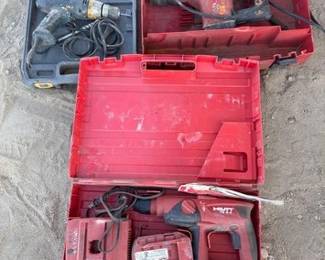 2067 3 Power Tools with Cases