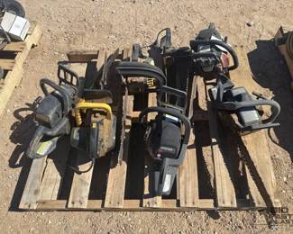 3188 Pallet of Chain Saws