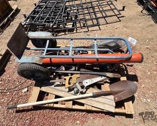 3100 Dolly, Shovel, Hand Saws and Garden Tools