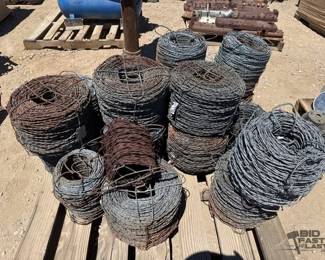 2252 Pallet of Barbed Wire