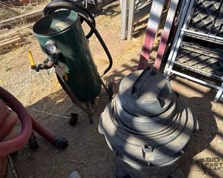 2526 Mobile Sandblaster and ShopVac