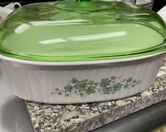 Corningware w/green lid