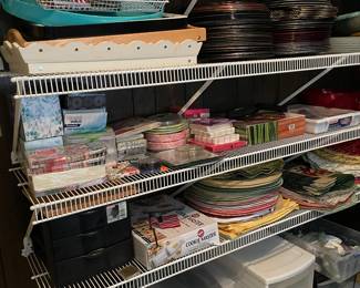 PAPER NAPKINS, PLATES ETC.