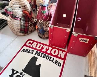Christmas decor, Yorkie sign