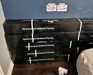 Hardwood flooring, never been opened, 10 boxes - $5 each!!!