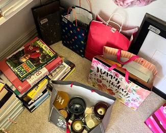 Books, candles