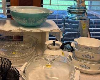 Corelle, Corningware, Vintage Pyrex