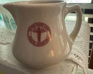 Vintage Creamer from Medical Hospital