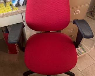 Fancy That... A '' RED '' office CHAIR .... there will be talk in the office !