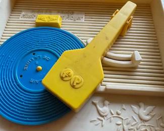 Fisher Price with colored records(6) hidden compartment