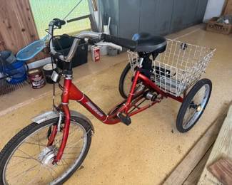 Needs work Battery Power 3 wheel bicycle