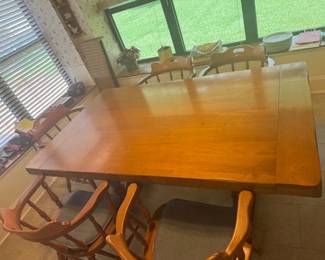 Gorgeous Kitchen Table -" If table could talk ... What wonderful stories it would tell.