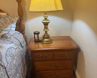 King Bedroom Set 2 nightstands, Men's Tall Boy Dresser and Ladies Dresser and Matching Amoire to collect your Vintage Finds
