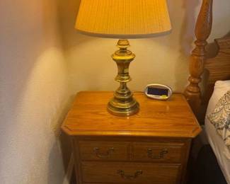 There they are - All Lit up for a goodnight read.. Louis LaMour is a exciting fast western read